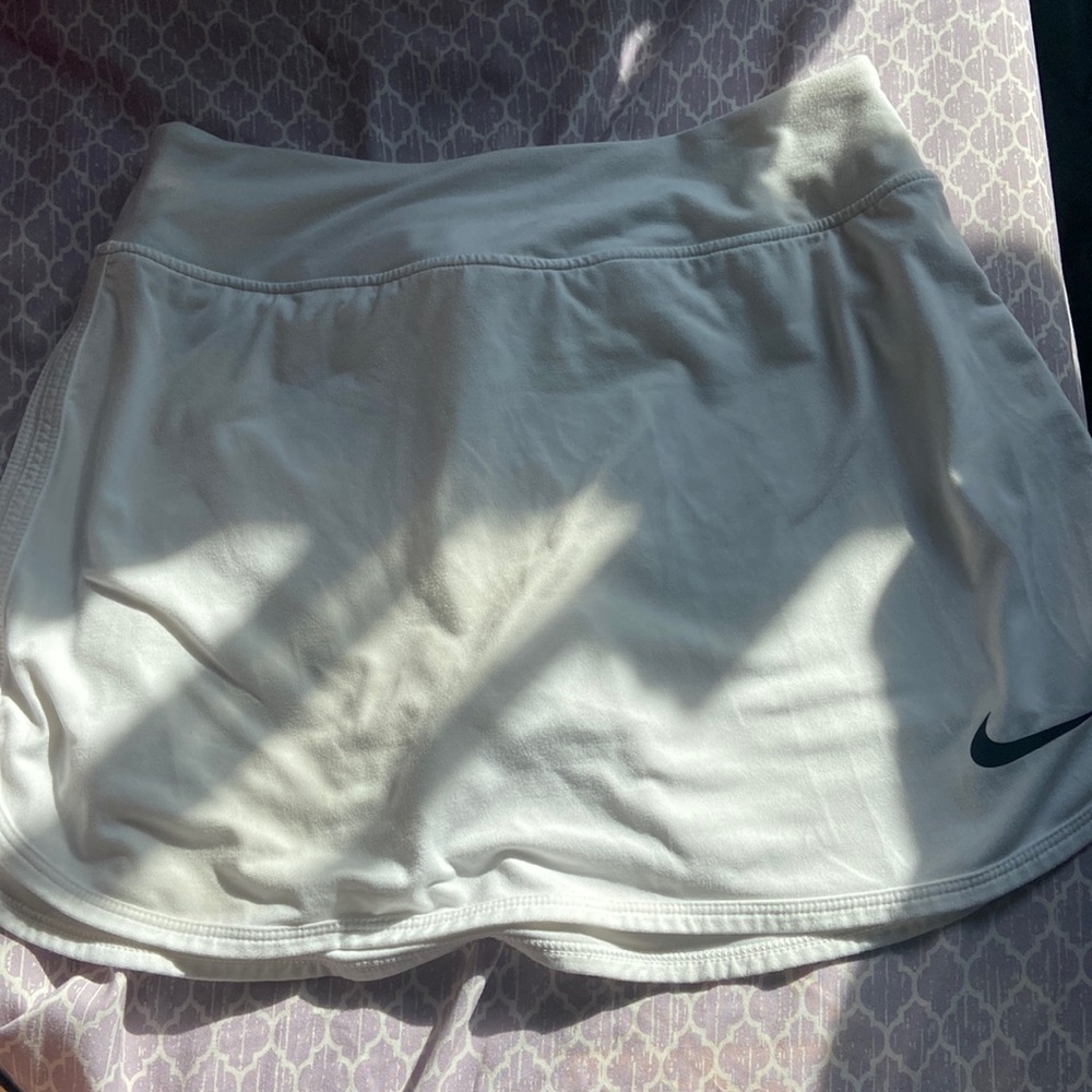 Girls white tennis skirt